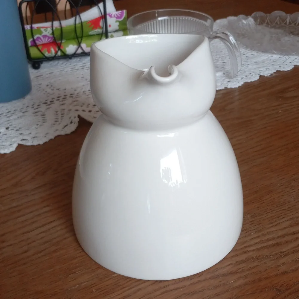 Crate&Barrel white pitcher